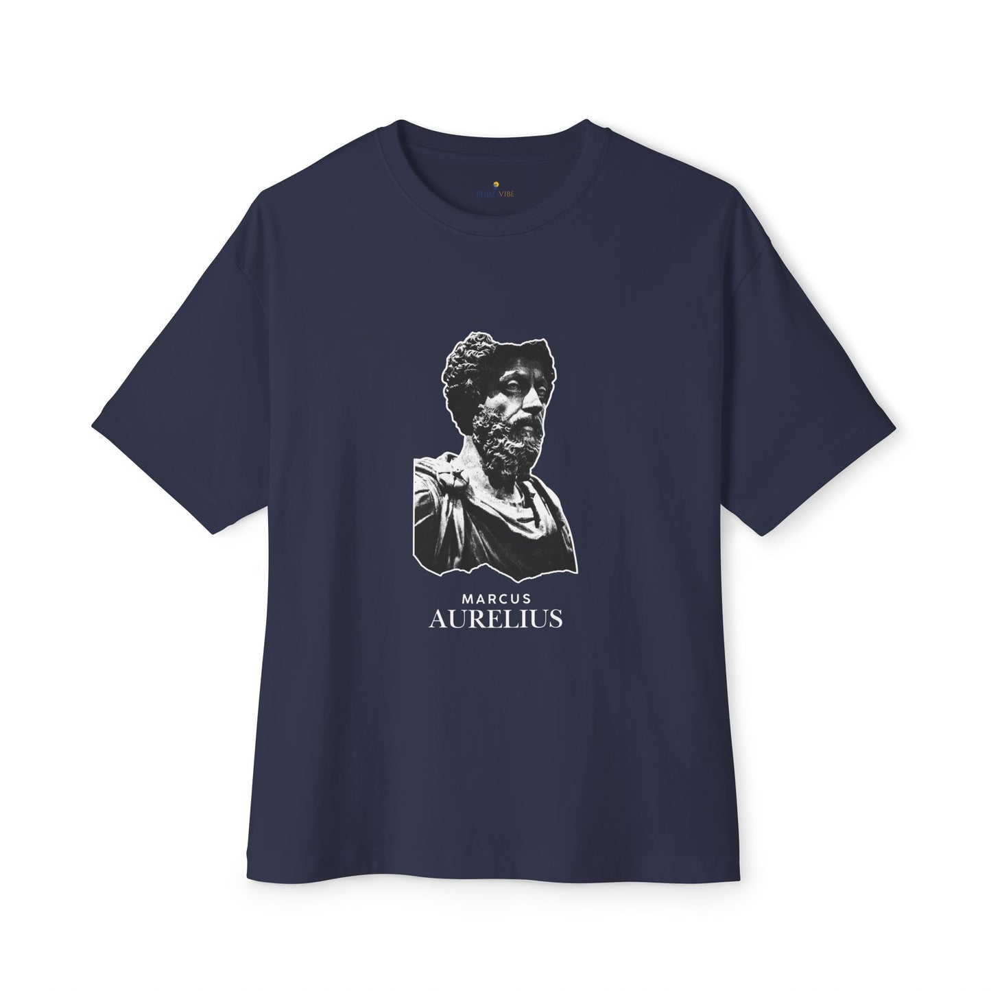 Marcus Aurelius Bust Tee — Stoic Philosophy Graphic Shirt