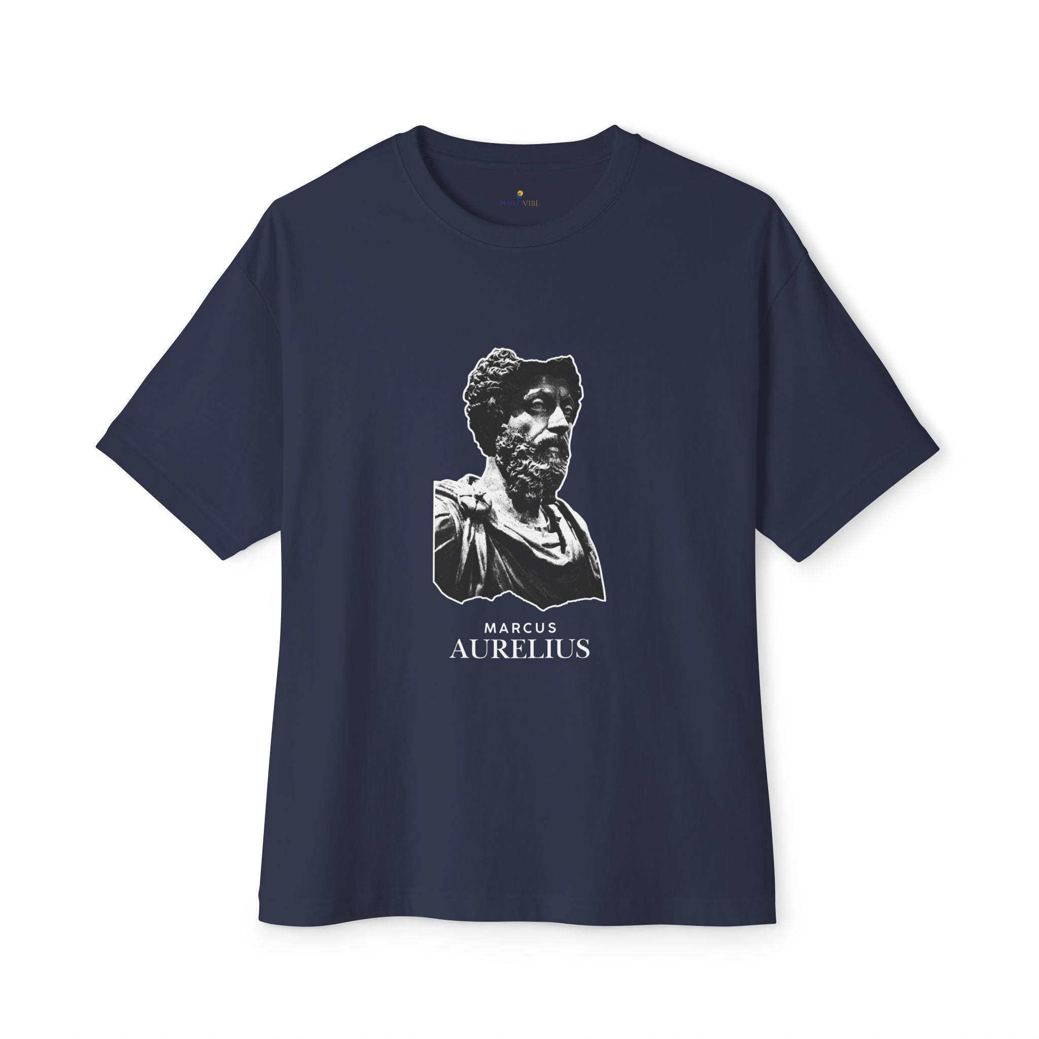 Marcus Aurelius Bust Tee — Stoic Philosophy Graphic Shirt