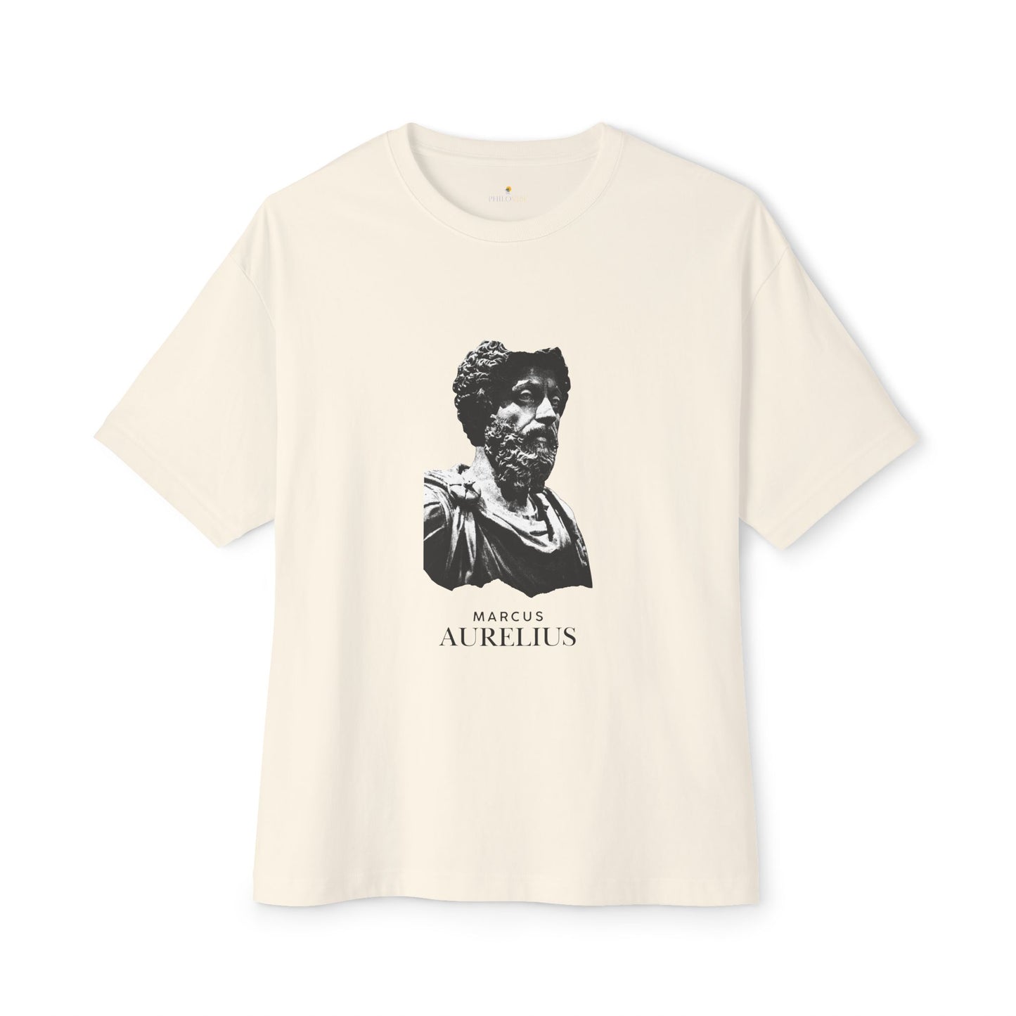 Marcus Aurelius Bust Tee — Stoic Philosophy Graphic Shirt