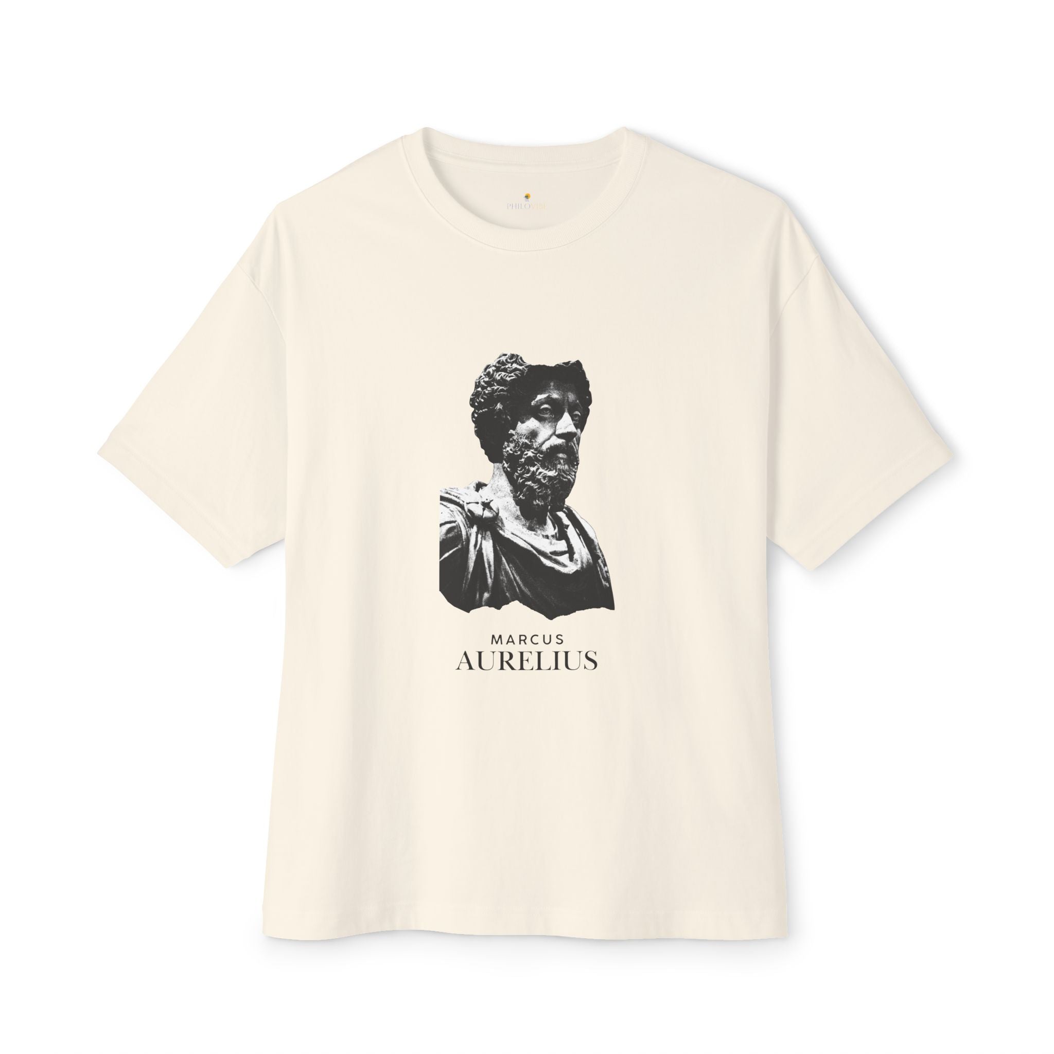 Marcus Aurelius Bust Tee — Stoic Philosophy Graphic Shirt