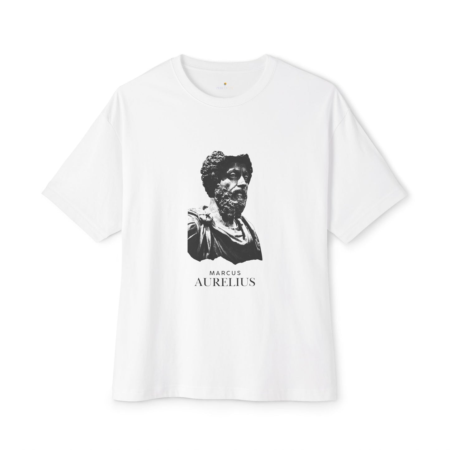 Marcus Aurelius Bust Tee — Stoic Philosophy Graphic Shirt