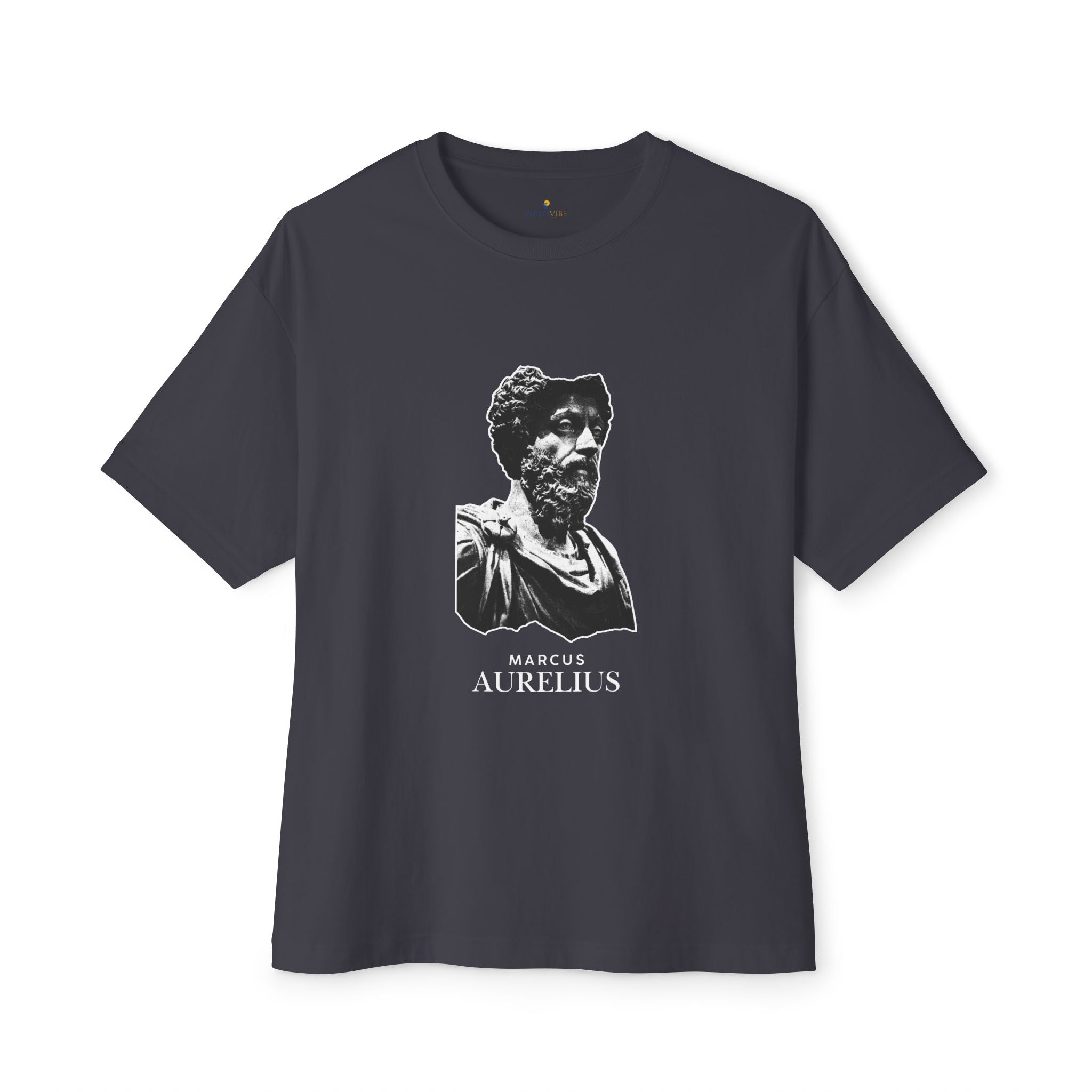 Marcus Aurelius Bust Tee — Stoic Philosophy Graphic Shirt