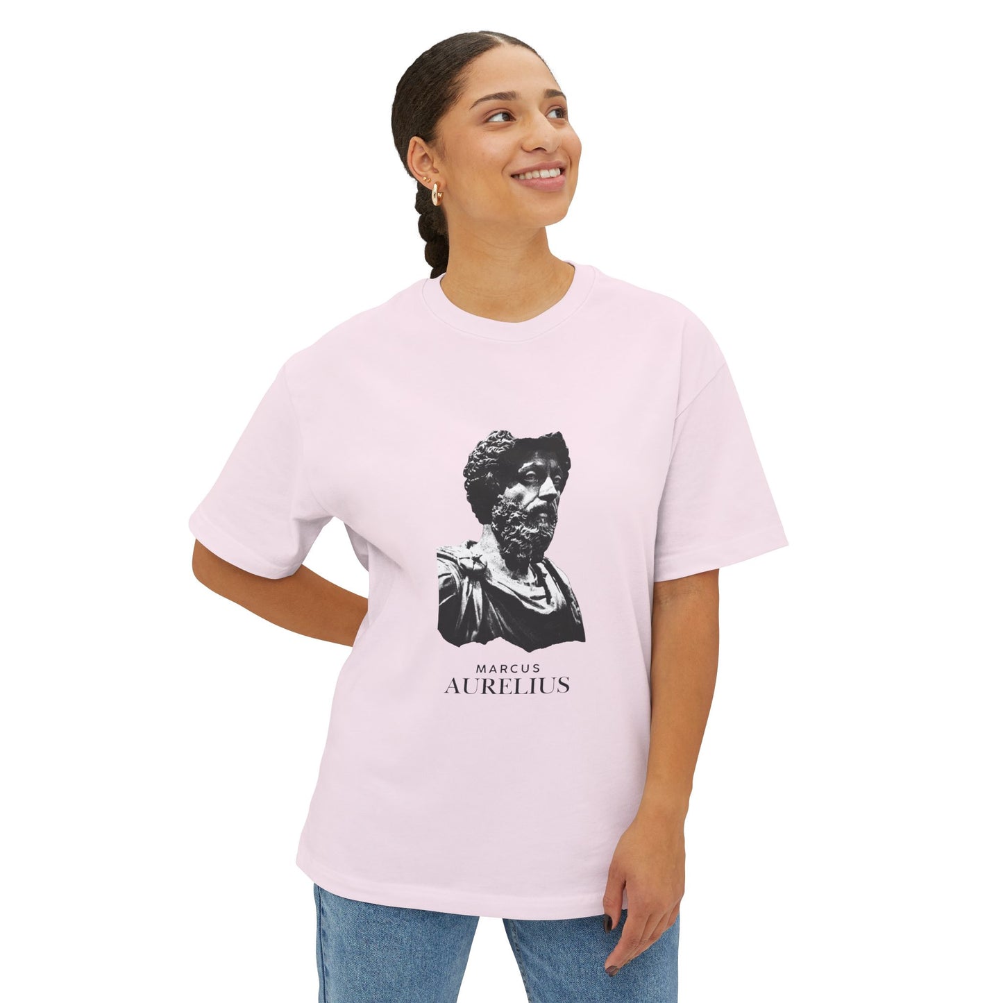 Marcus Aurelius Bust Tee — Stoic Philosophy Graphic Shirt